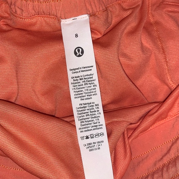 Lululemon Athletica Coral Apparel set - Picture 4 of 6
